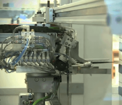 Image: The robotic pharmacy system in action (photo courtesy of University of California, San Francisco).